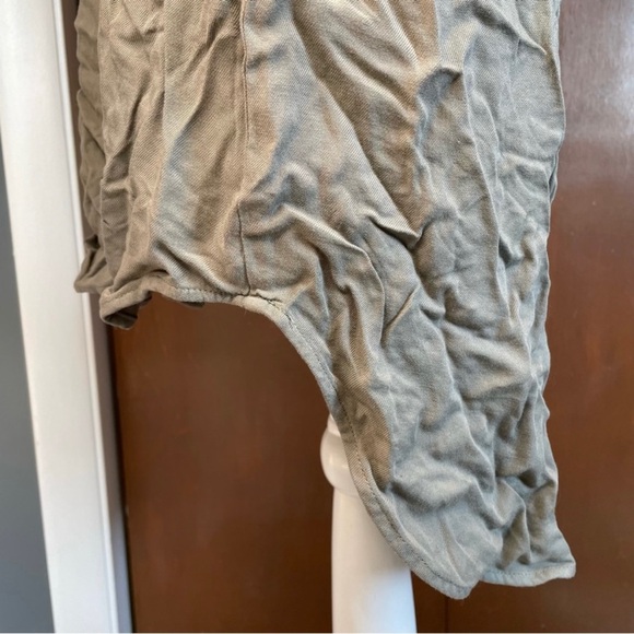 Cloth & Stone Women’s Gray Asymmetric High Low Mini T-shirt Dress XS - Picture 5 of 10